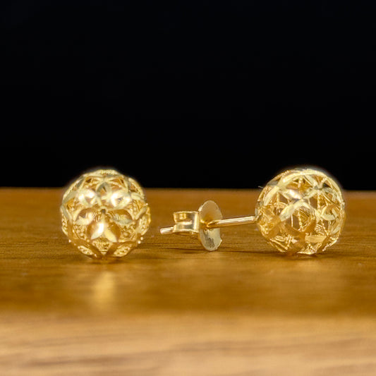 Aretes esfera con textura de malla