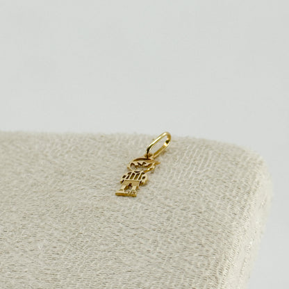 Dije Niño con Gorrito oro 18k ✨
