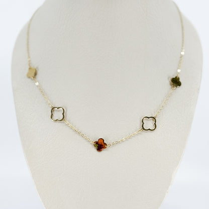 Collar Tréboles Deluxe 18k