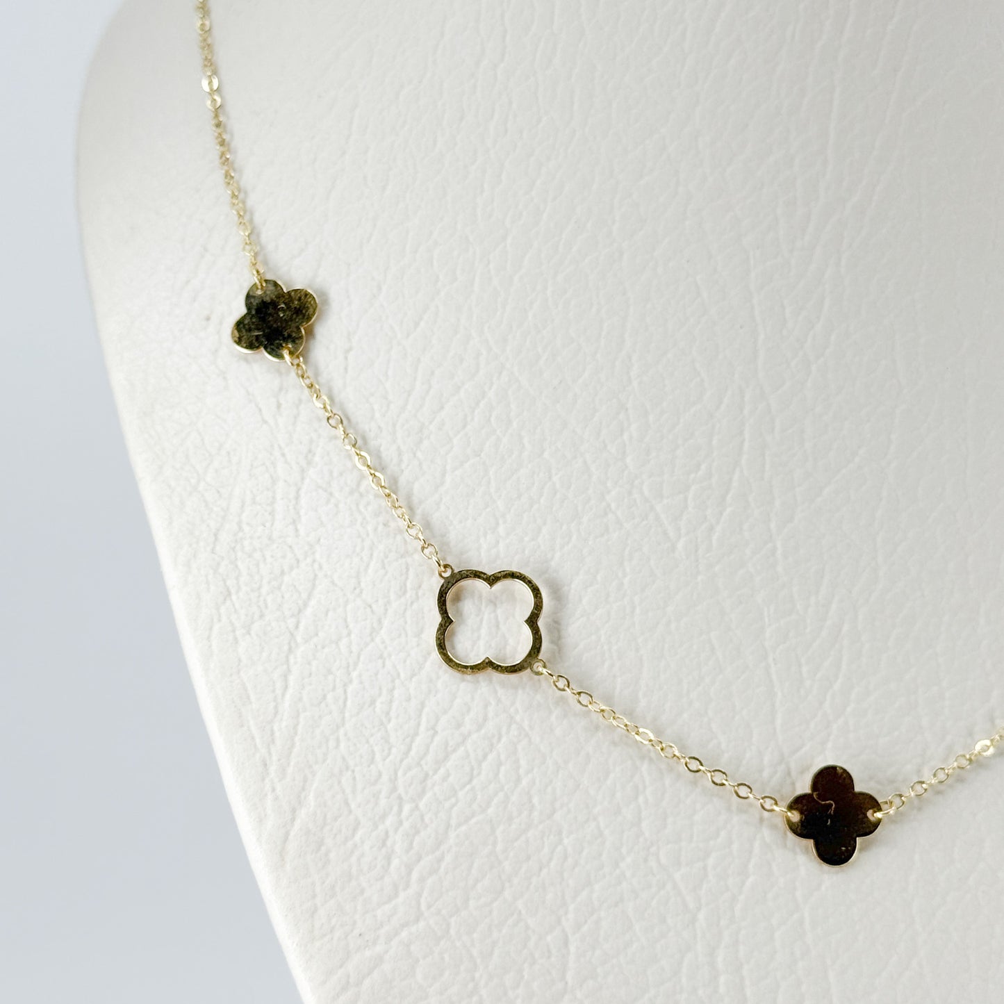 Collar Tréboles Deluxe 18k