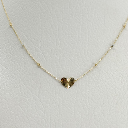 Collar “Corazón Dual Brillante”