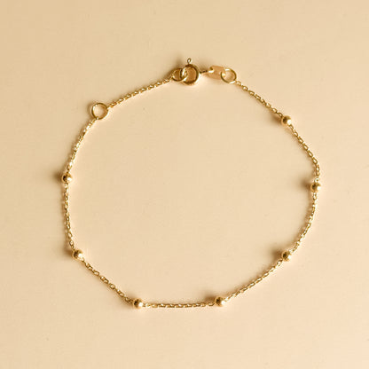 Pulsera Satélite Clásica 18k✨
