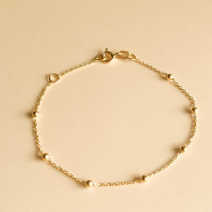 Pulsera Satélite Clásica 18k✨