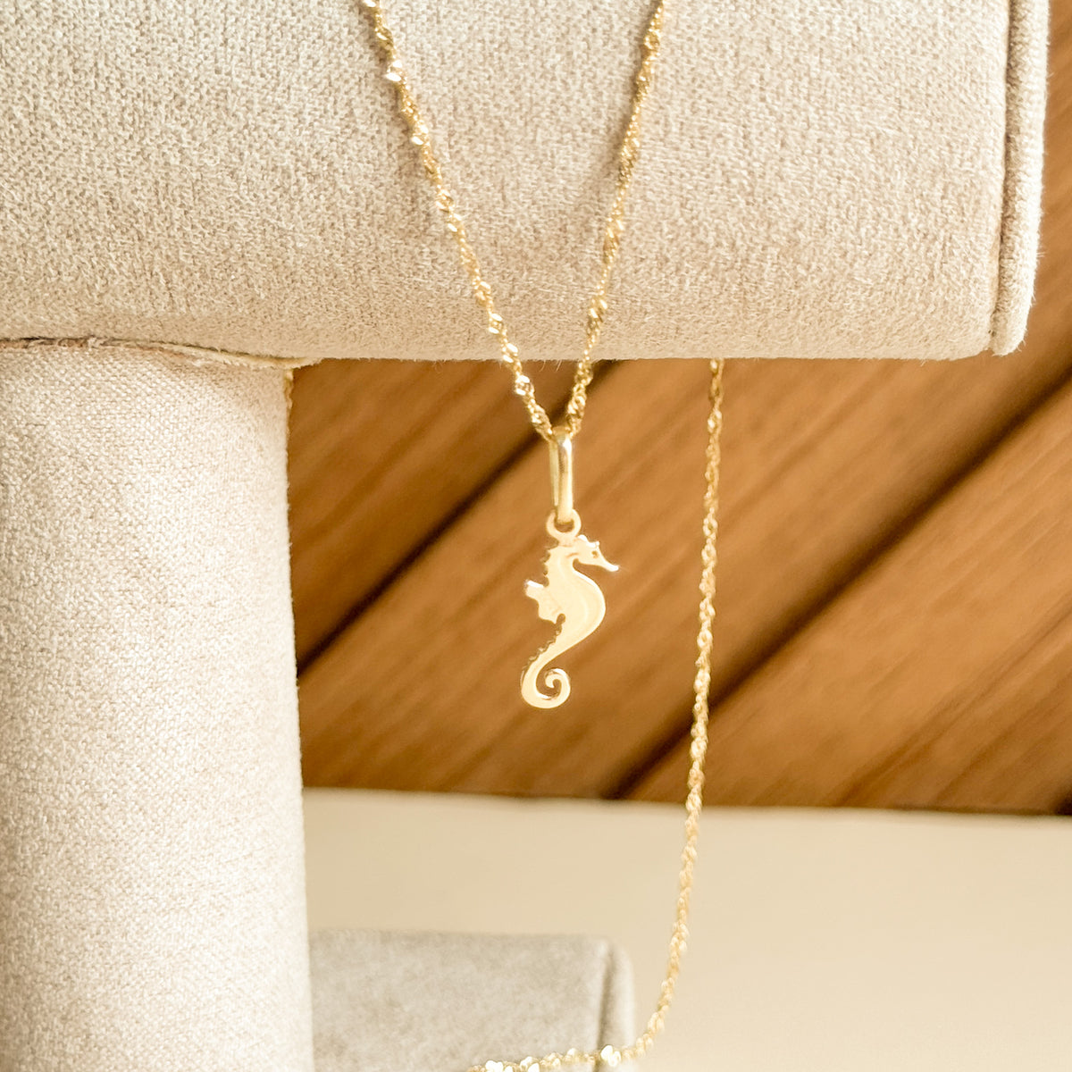 Dije Caballito de Mar en Oro 18k