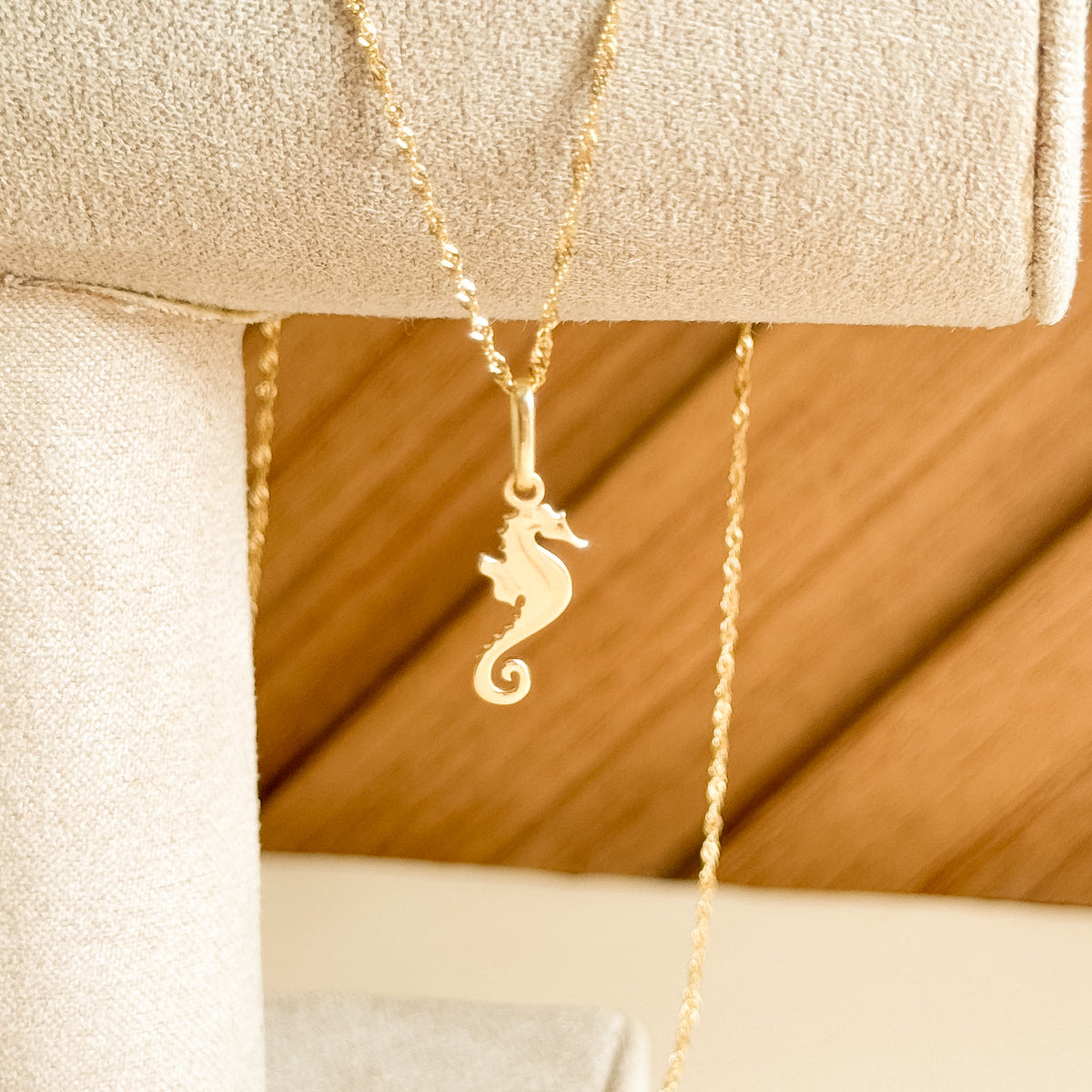 Dije Caballito de Mar en Oro 18k