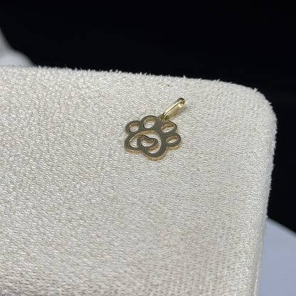 Dije Huellita de Amor en Oro 18K