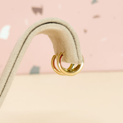 Argolla Modelo Canoa en Oro 18k