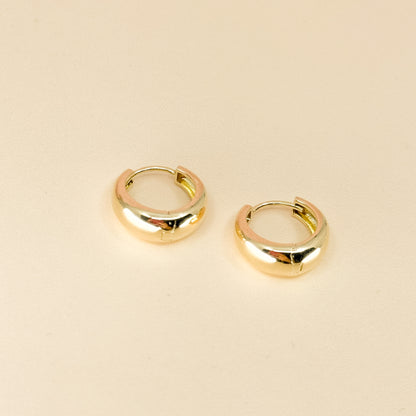 Argolla Modelo Canoa en Oro 18k