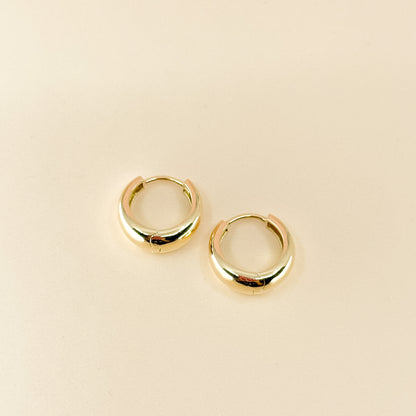 Argolla Modelo Canoa en Oro 18k