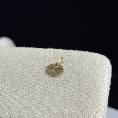 Dije Infinito Eterno Calado en Oro 18K