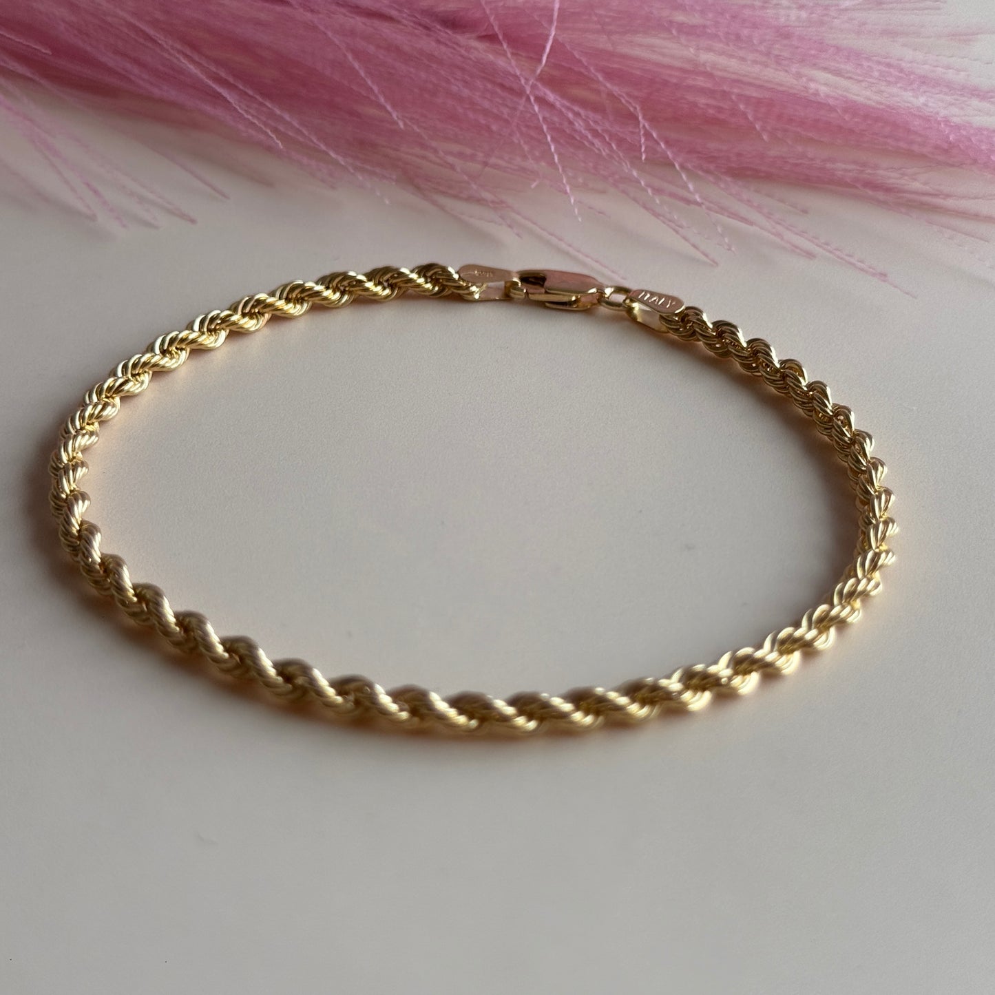 Pulsera Cordón Clásico Oro 18K