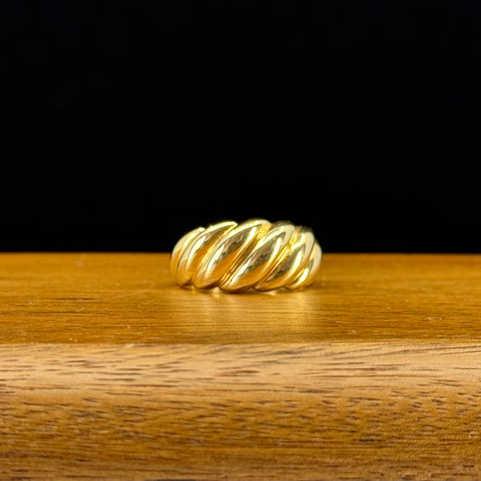 Anillo Trenzado Clásico Oro 18K