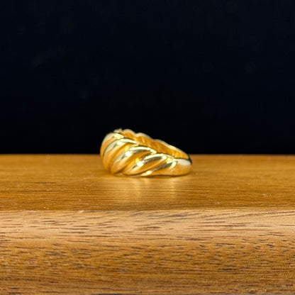 Anillo Trenzado Clásico Oro 18K