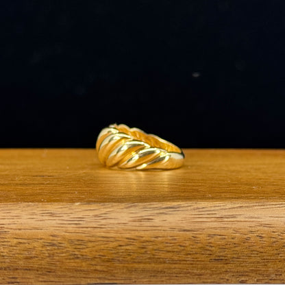 Anillo Trenzado Clásico Oro 18K