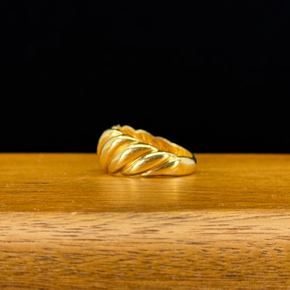 Anillo Trenzado Clásico Oro 18K