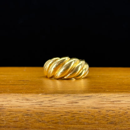 Anillo Trenzado Clásico Oro 18K