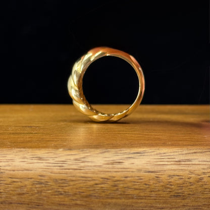 Anillo Trenzado Clásico Oro 18K