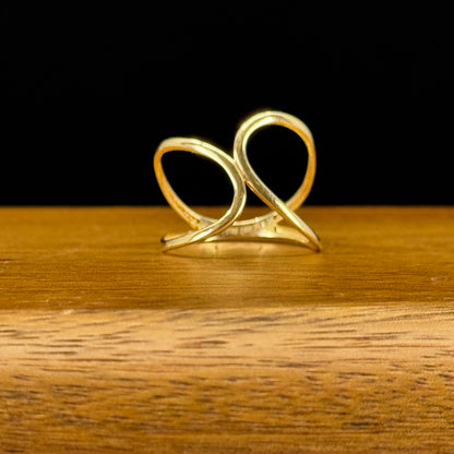 Anillo Infinito Doble Oro 18K
