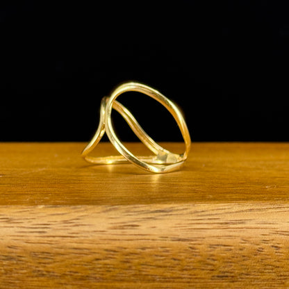 Anillo Infinito Doble Oro 18K