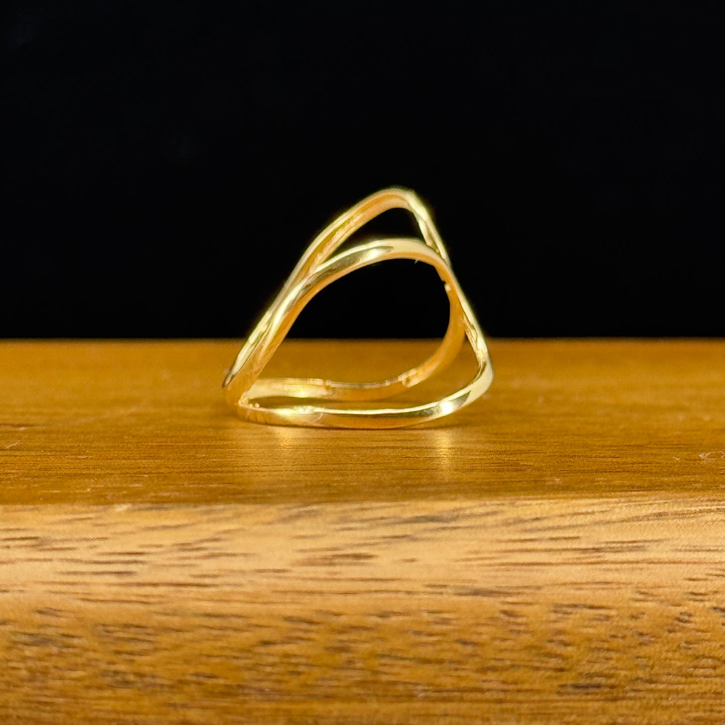 Anillo Infinito Doble Oro 18K