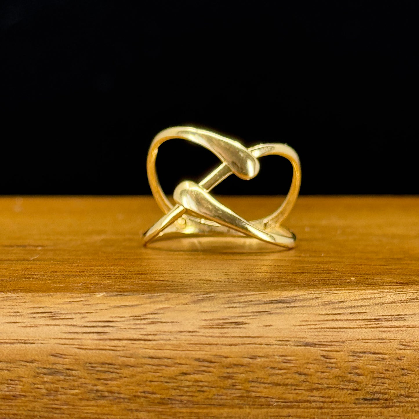 Anillo Corazón Moderno Oro 18K