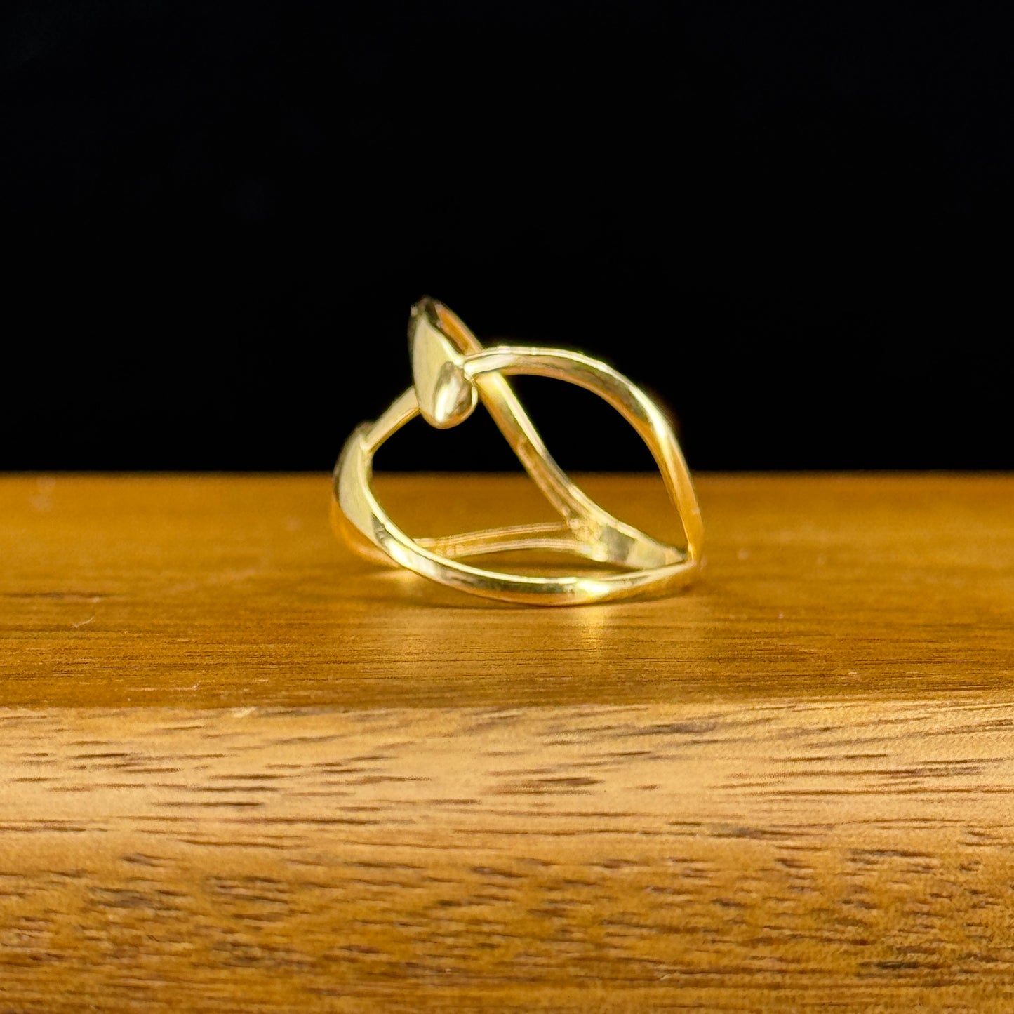 Anillo Corazón Moderno Oro 18K