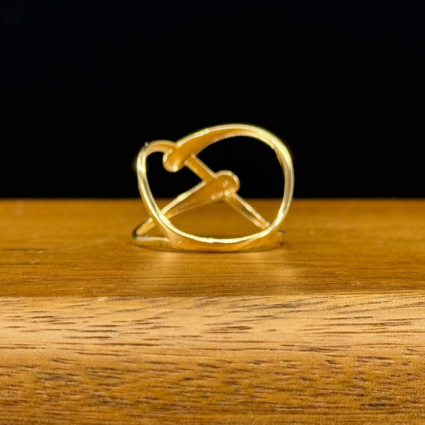 Anillo Corazón Moderno Oro 18K