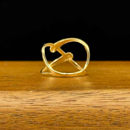 Anillo Corazón Moderno Oro 18K