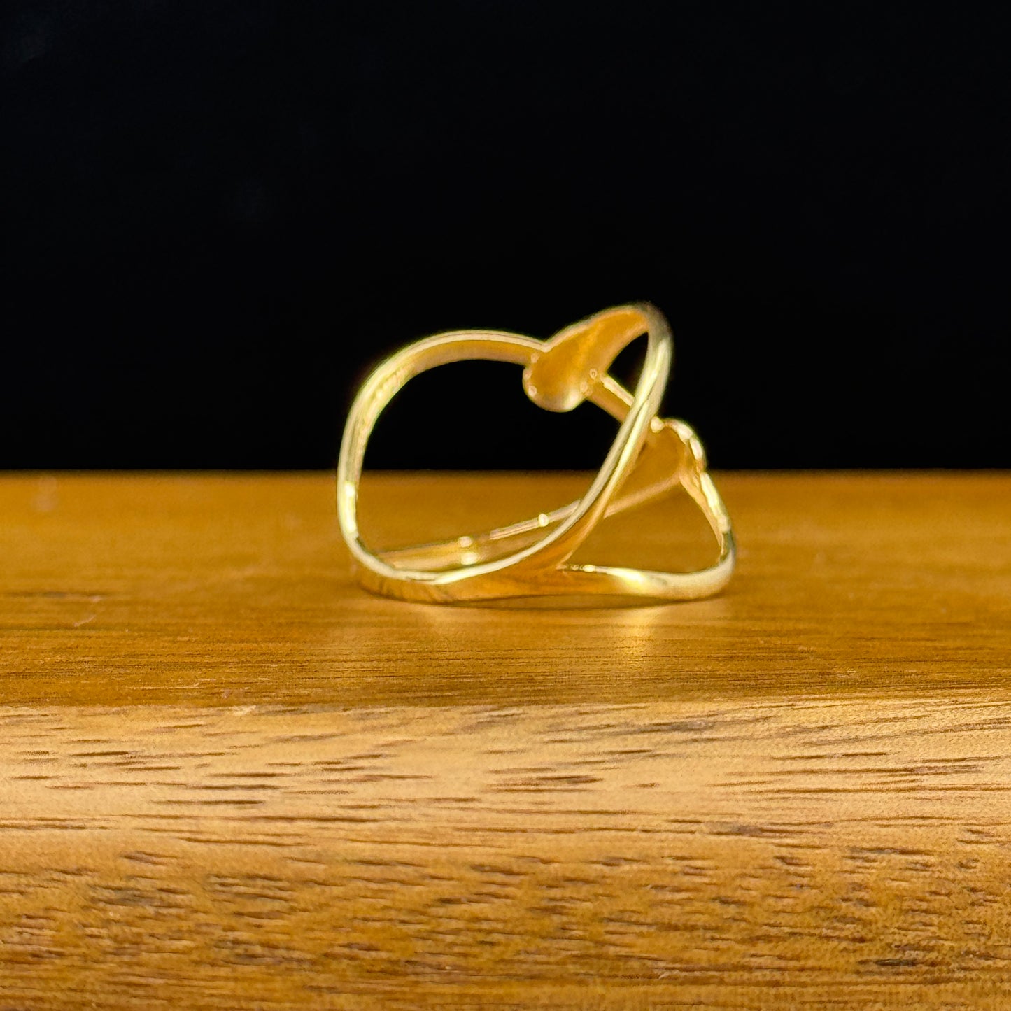 Anillo Corazón Moderno Oro 18K