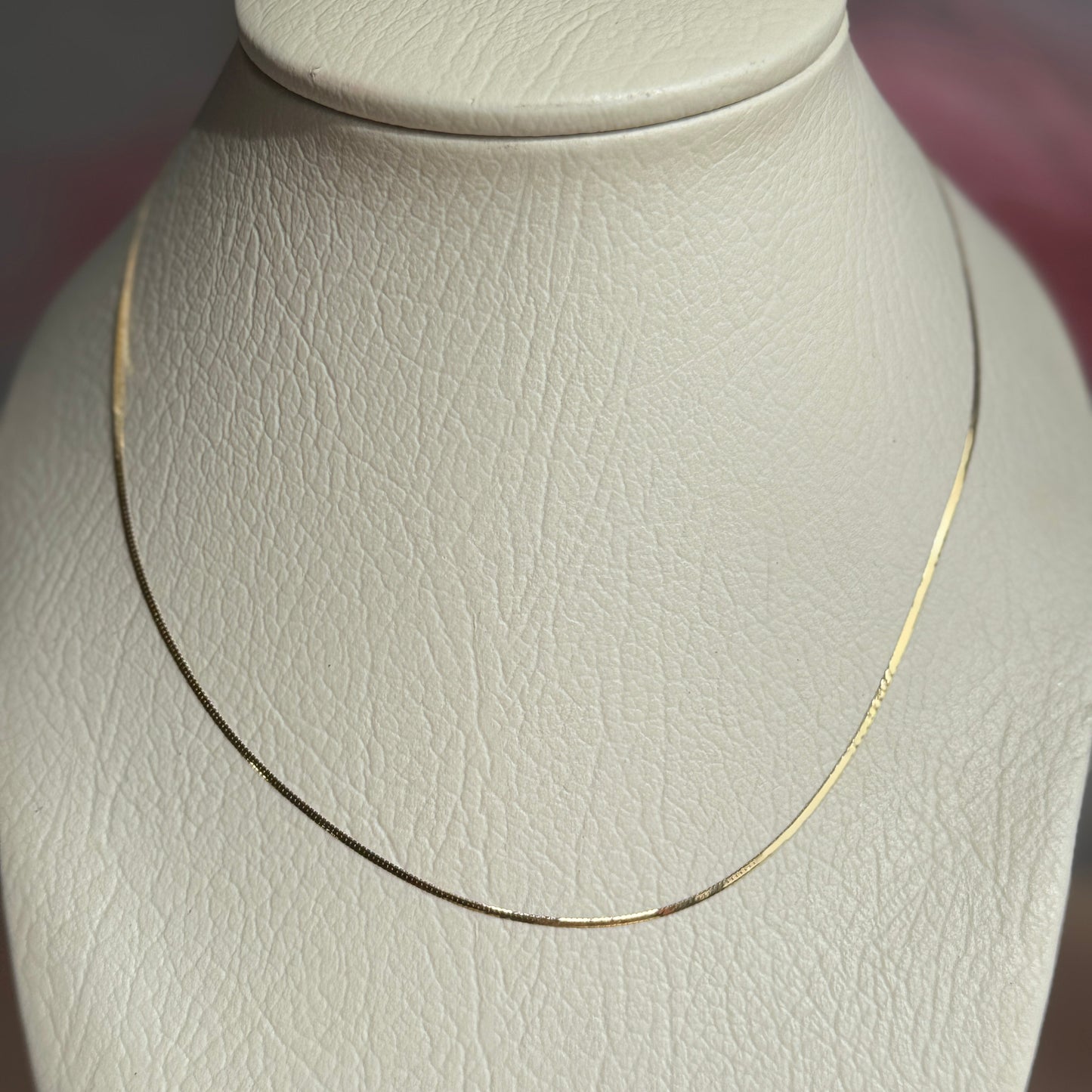 Cadena Snake Delicada – Oro 18K