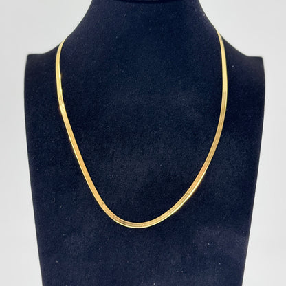 Cadena Snake Clásica – Oro 18K