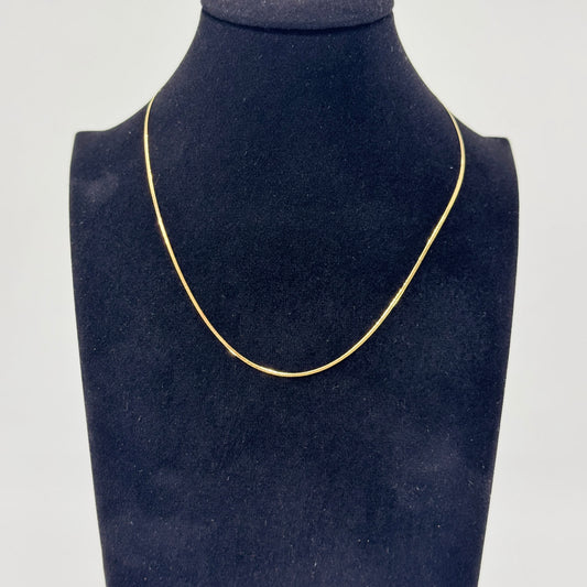 Cadena Snake Delicada – Oro 18K
