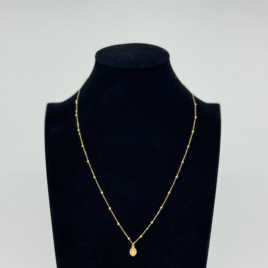 Collar Medalla Divina – Oro 18K