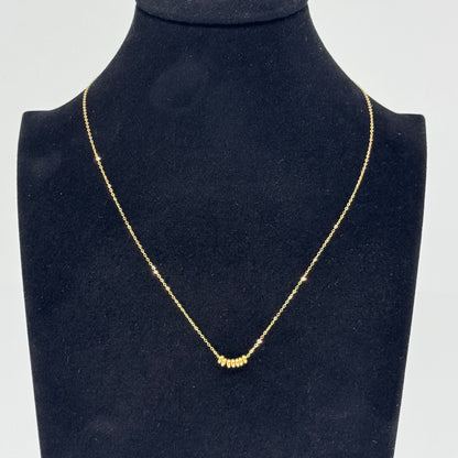 Collar Donas Centrales en Oro 18K
