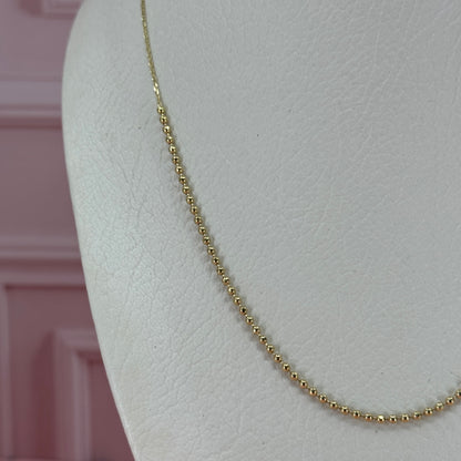 Collar Puntos Delicados – Oro 18K