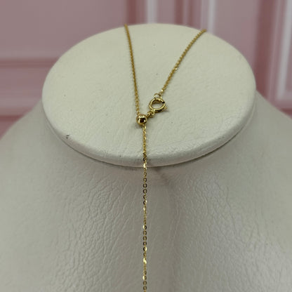 Collar Ajustable Esfera – Oro 18K