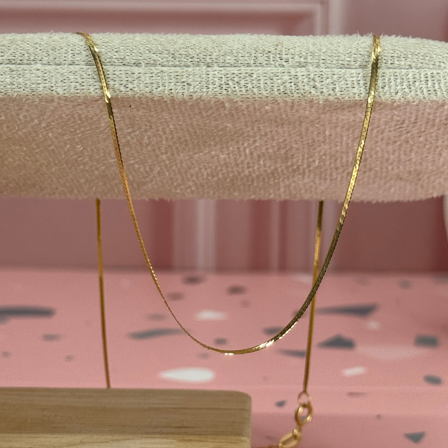 Cadena Snake Delicada – Oro 18K