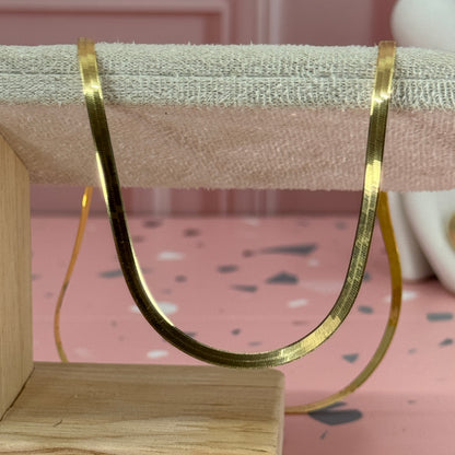 Cadena Snake Clásica – Oro 18K