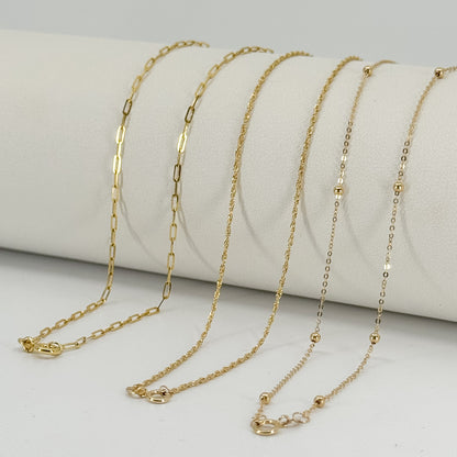 Cadenas de Oro 18k – Colección 40 cm