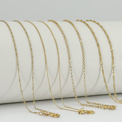 Cadenas de Oro 18k – Colección 45 cm