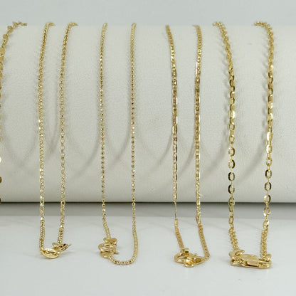 Cadenas de Oro 18k – Colección 45 cm