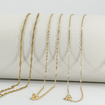 Cadenas de Oro 18k – Colección 50 cm