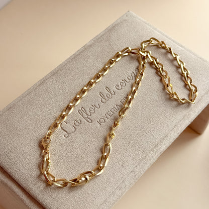 Cadena Figaro Clásica de Oro 18K