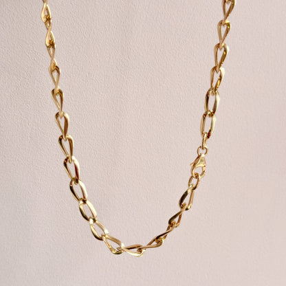 Cadena Figaro Clásica de Oro 18K