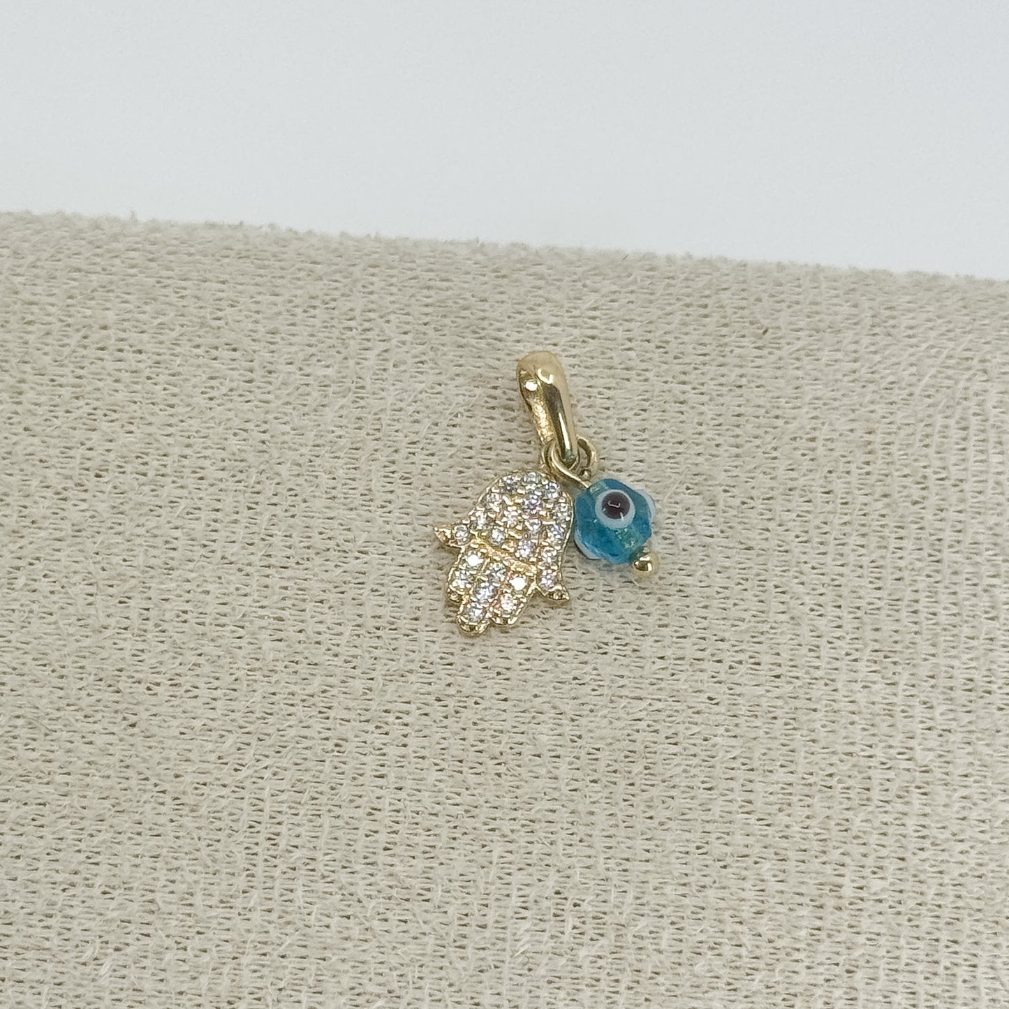 Dije Mano de Fátima con Ojo Protector