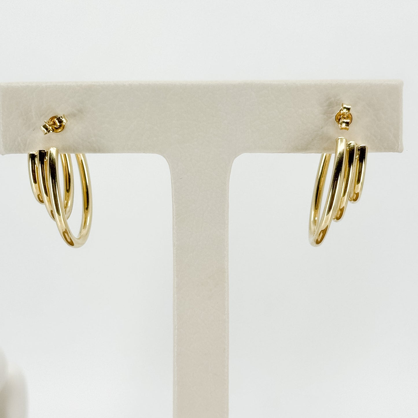Aretes Argolla Triple Esencia