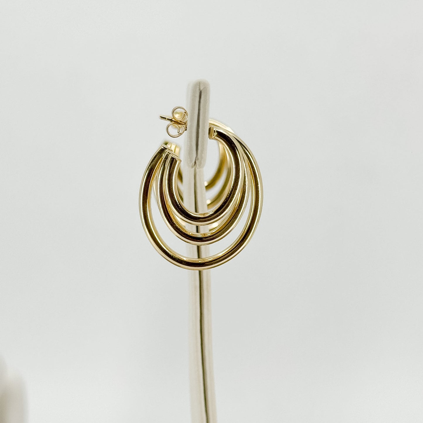 Aretes Argolla Triple Esencia