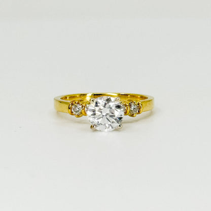 Anillo de Compromiso Eternal Love – Diamante 1 Quilate en Oro 18K