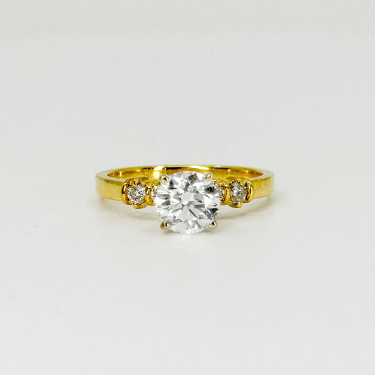 Anillo de Compromiso Eternal Love – Diamante 1 Quilate en Oro 18K