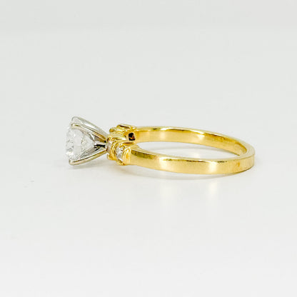 Anillo de Compromiso Eternal Love – Diamante 1 Quilate en Oro 18K